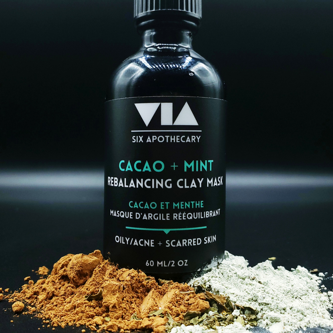 Cacao + Mint Rebalancing Clay Mask